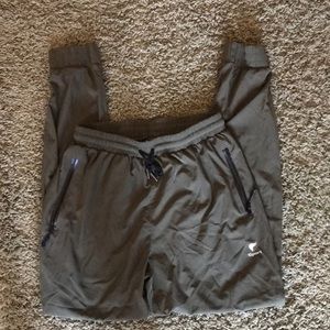 Army green joggers